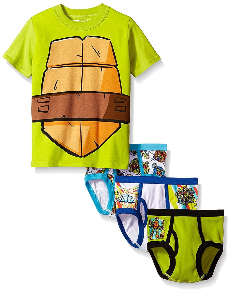 Nickelodeon Boys' Ninja Turtles 3pk Underwear and T-Shirt Set