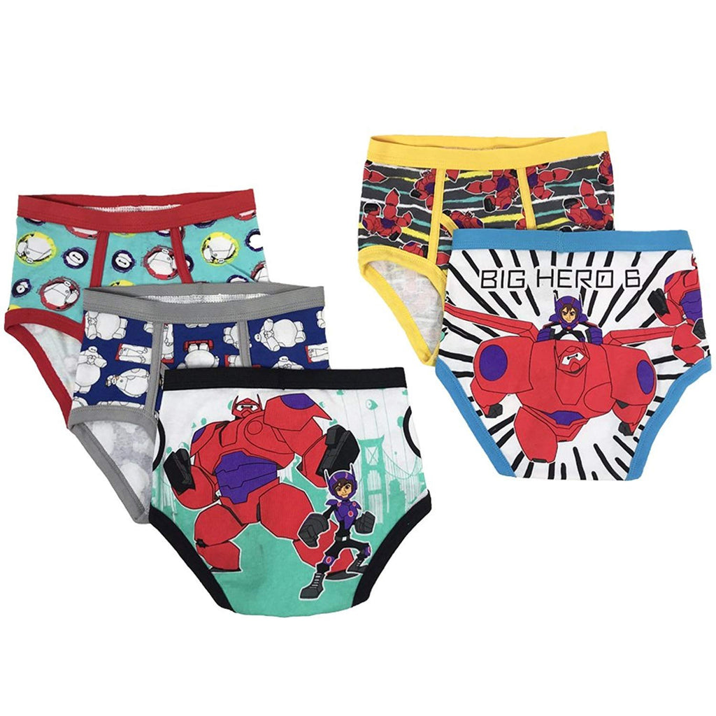 Disney Boys' 5-Pack Big Hero 6 Brief Underwear