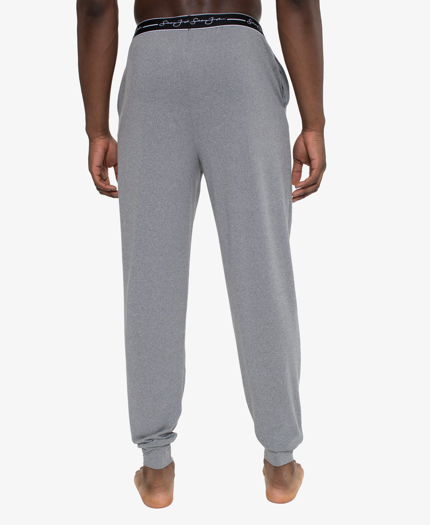 Sean John Mens Lounge Pants - Pockets Jersey Spandex/Polyester Blend Pajamas