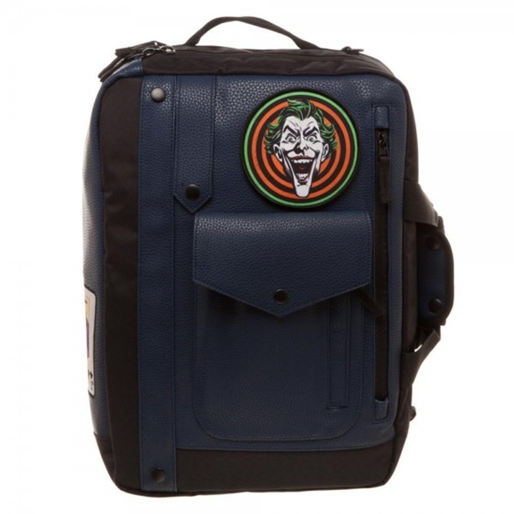 DC Comics Super Heroes Convertible Laptop Backpack to Messenger Bag