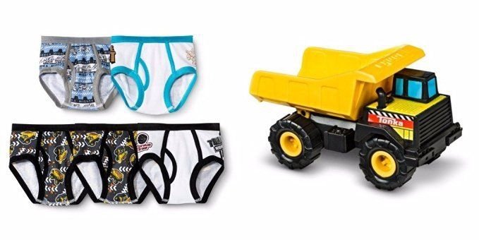 Tonka Trucks Boys' Tonka Toddler 5pk Underwear