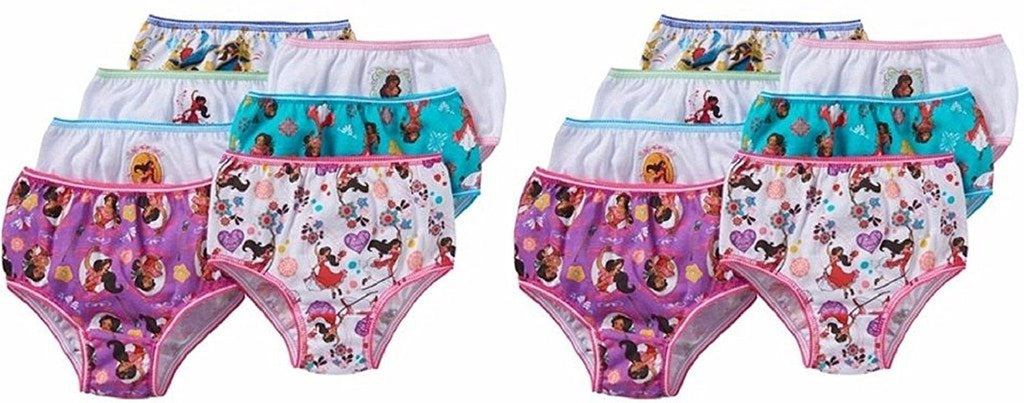 Disney Princess Toddler Girl Training Underwear, 7-Pack, Sizes 2T