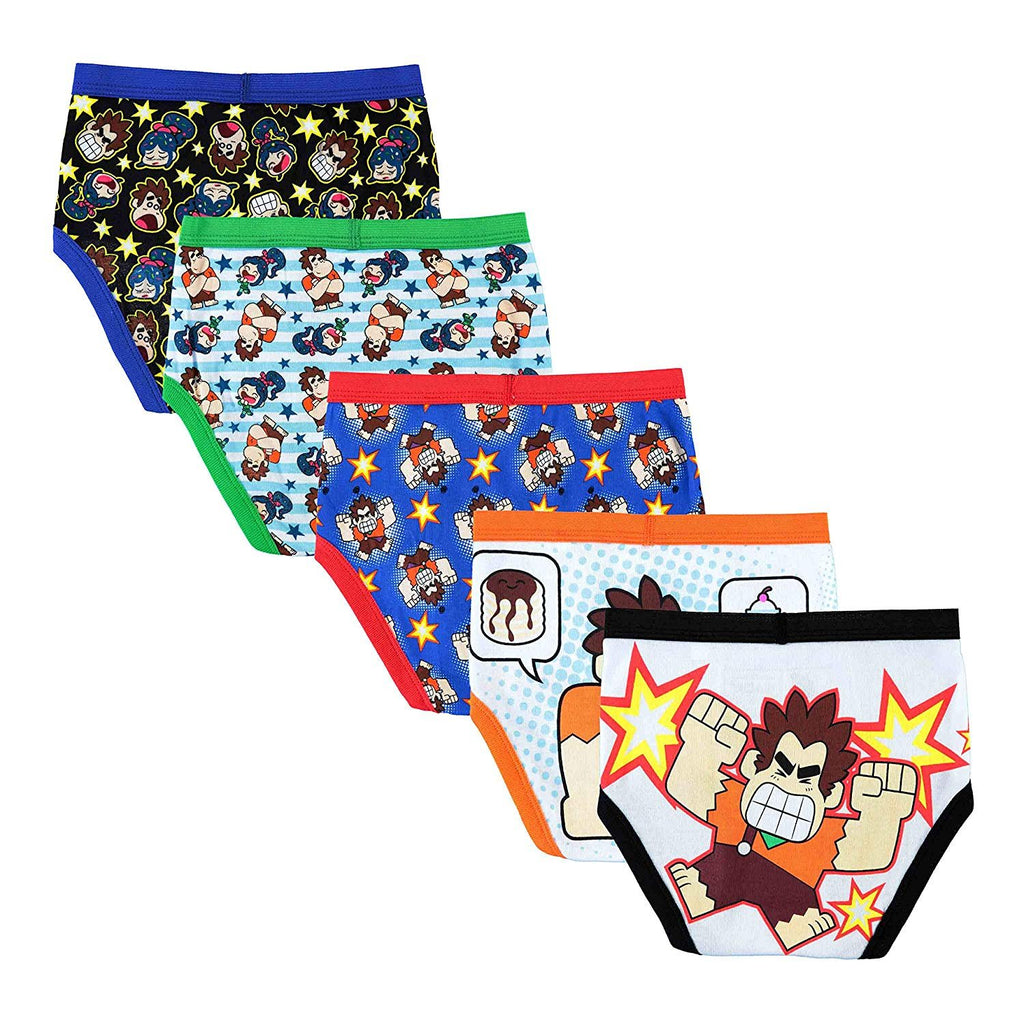 Disney Boys' Wreck It Ralph 5-Pack Brief