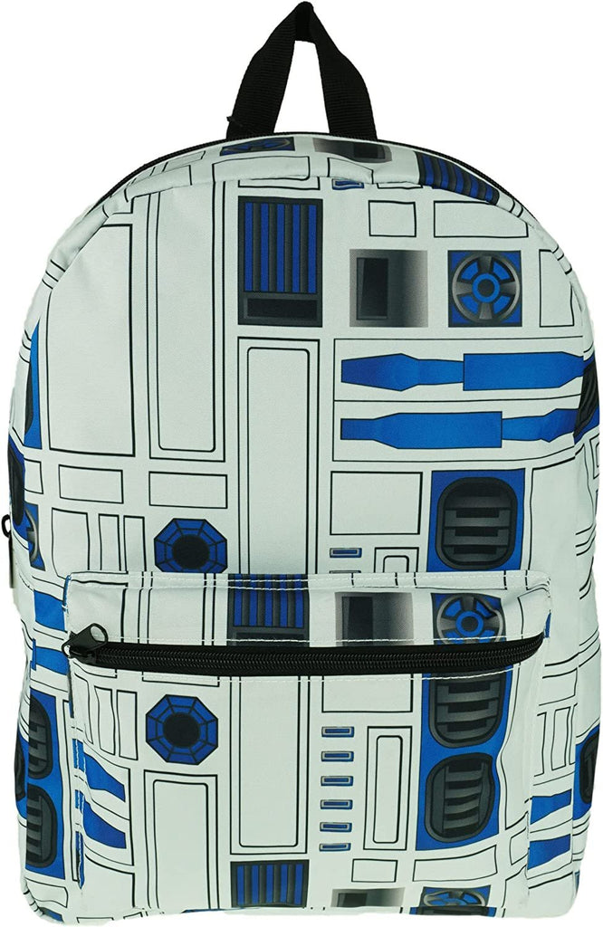 KBNL Star Wars - R2D2 Deluxe All Over Print Backpack - 64955, White