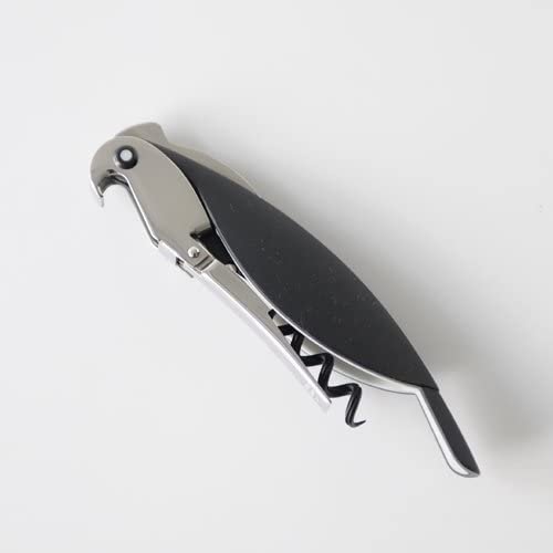 A di Alessi Parrot Corkscrew, Black