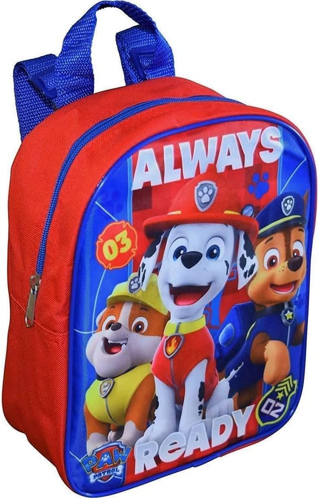 Paw Patrol 10" Little Boy Mini Backpack Red-blue