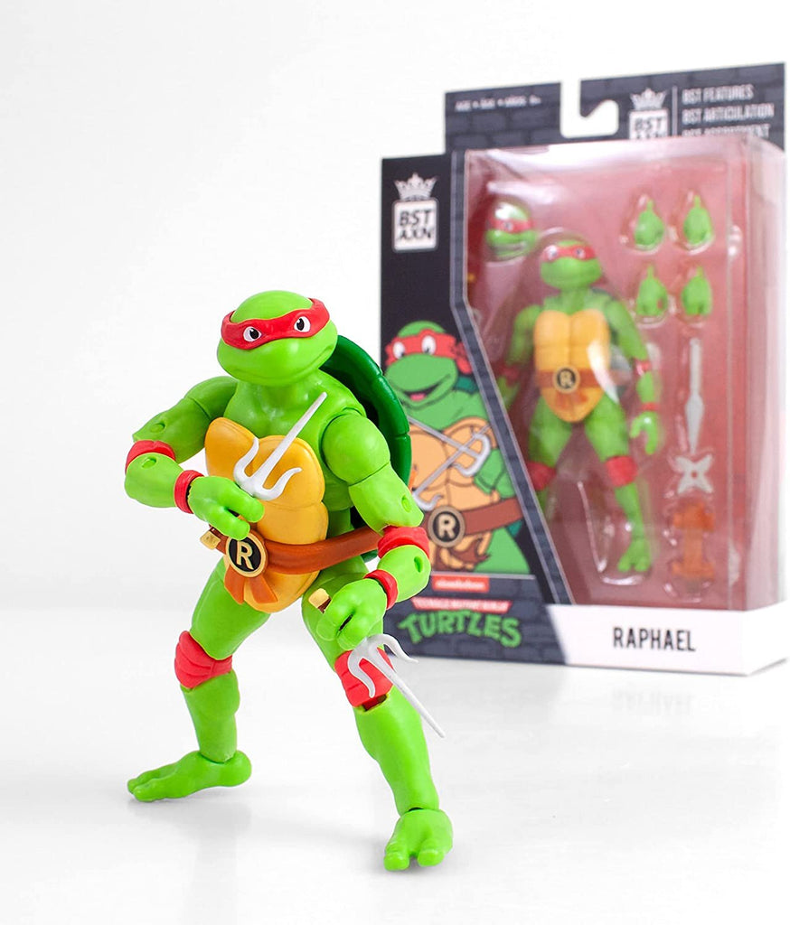 Loyal Subjects - BST AXN Teenage Mutant Ninja Turtles Raphael 5 Action Figure (Net)