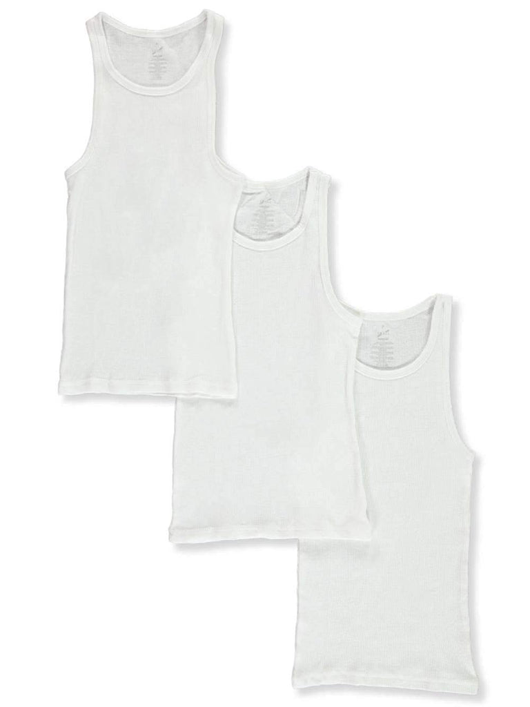 HEAD Toddler Boys White A-Shirt 6-Pack - Sizes 2T,3T,4T