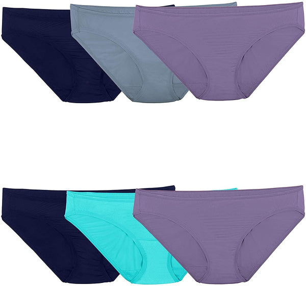 Fruit of the Loom Women's Underwear Microfiber Panties (Regular