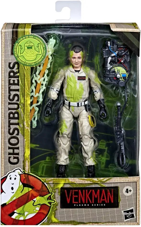 Ghostbusters Plasma Series Glow-in-The-Dark Peter Venkman Toy 15-cm-Scale Collectible Classic 1984 Ghostbusters Figure, Kids Ages 4 and Up, Multicolor, F4848