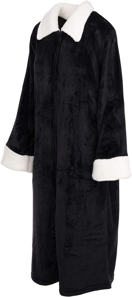 isotoner Womens Plush Robe Soft - Bathrobe Warm Cozy Minky Fleece Lined