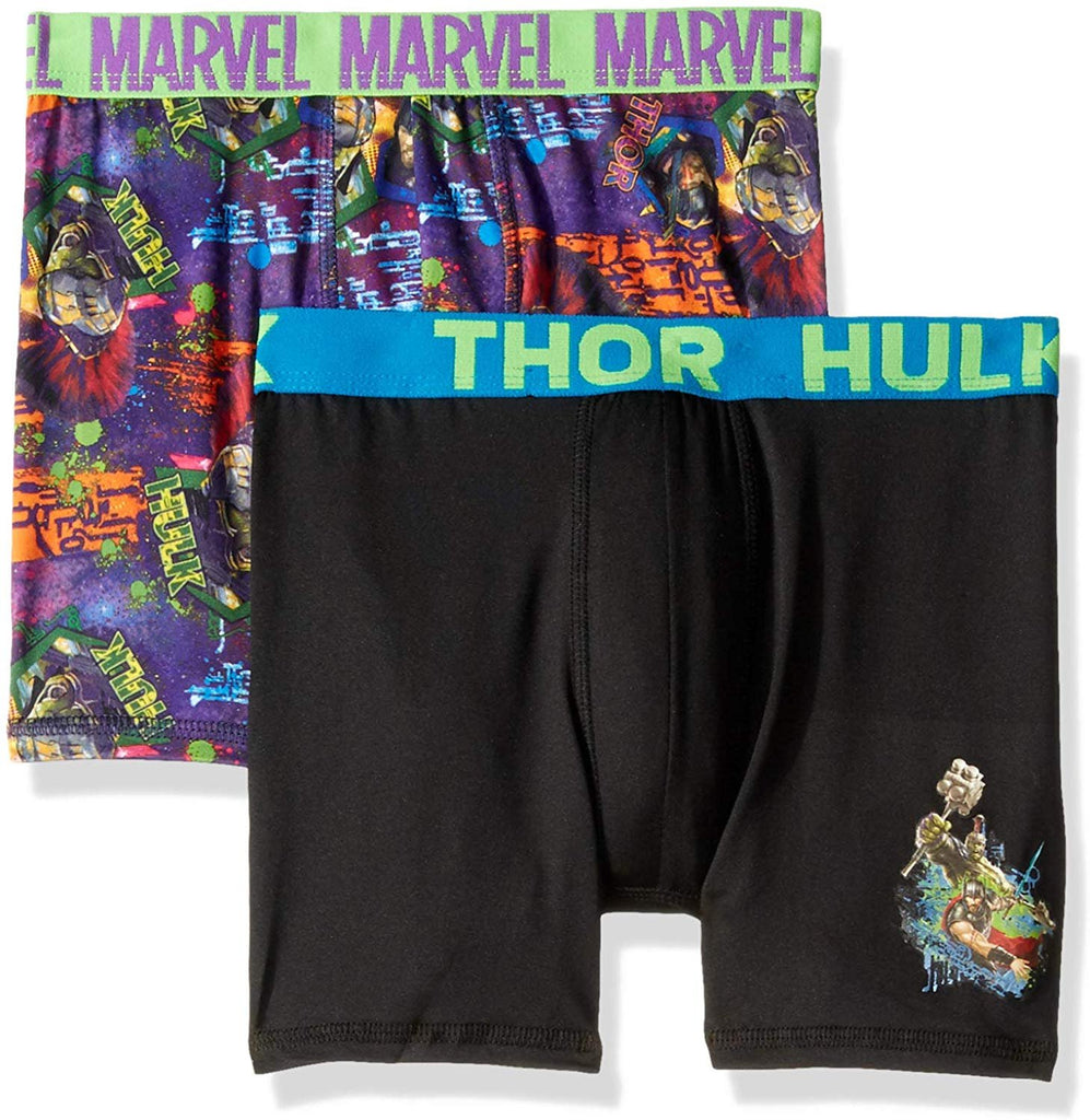 Marvel Boys' Thor 2-Pack Athletic Boxer Brief