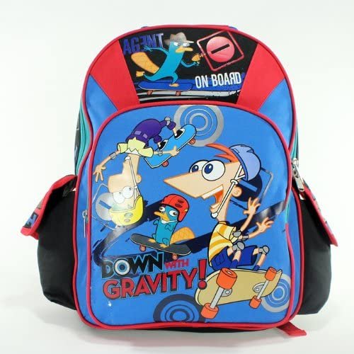 16" Phineas and Ferb Backpack-Tote-Bag