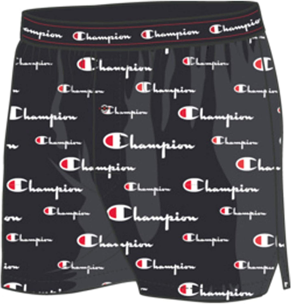 Champion Men's Script Print Stretch Woven Boxer