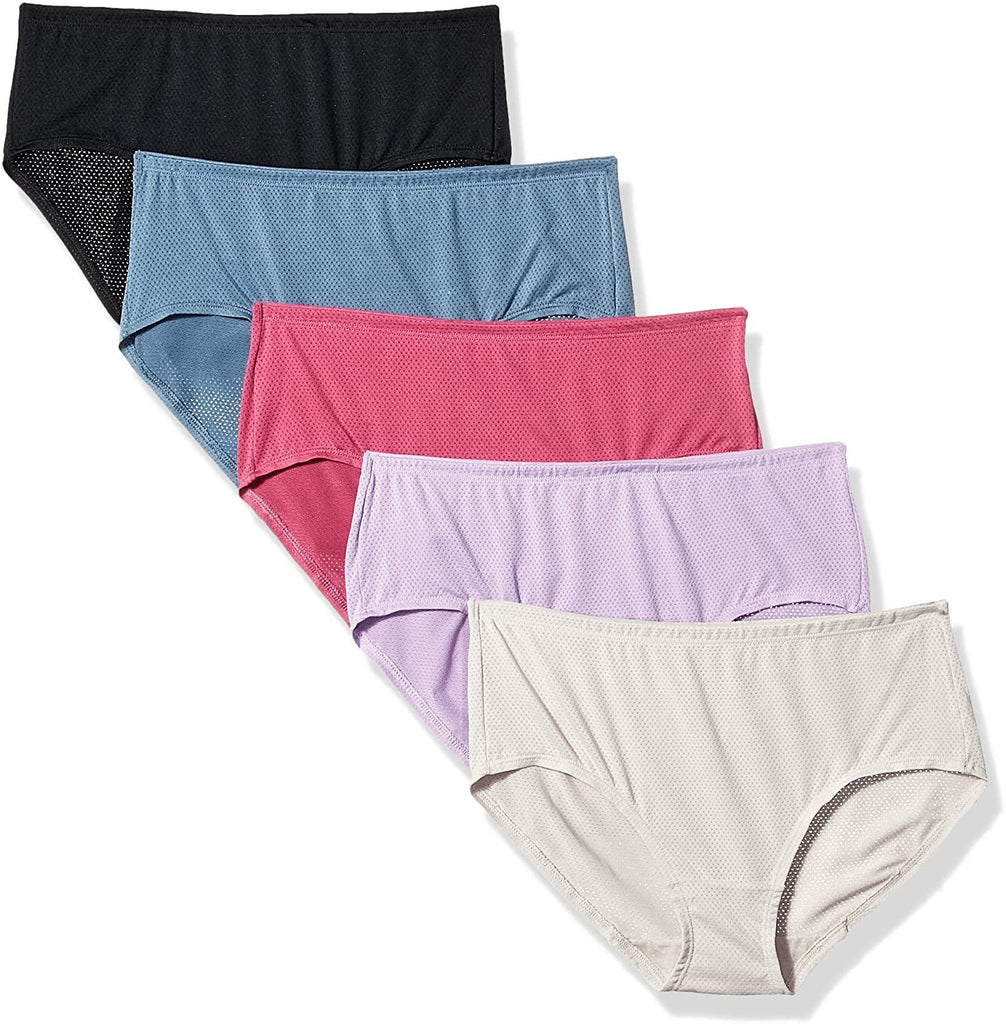 Fruit of the Loom Women 5pk Premium Breathable Lowrise Brief