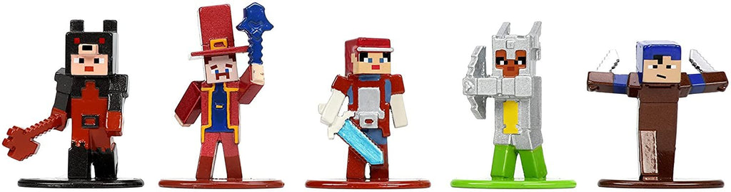 Jada Toys Minecraft Dungeons Nano Metalfigs 1.65" Die-cast Collectible Figures 18-Pack Series 7, Toys for Kids and Adults