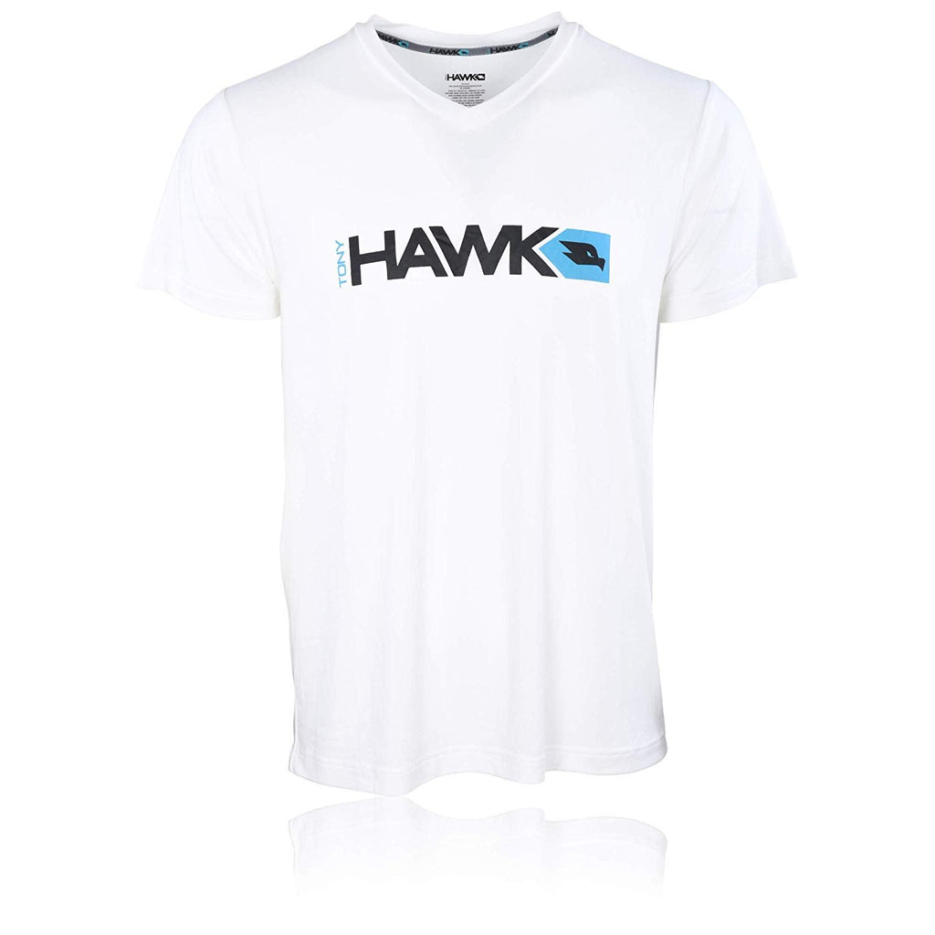 TONY HAWK Mens Lounge Shirt - Super Soft Jersey V-Neck T Shirt Spandex/Polyester Blend Birdman Sleep Pajama