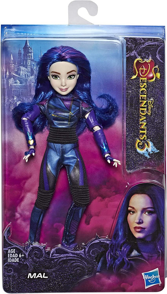 Disney Descendants Mal Doll,Inspired by Disney's Descendants 3, Fashion Doll for Girls