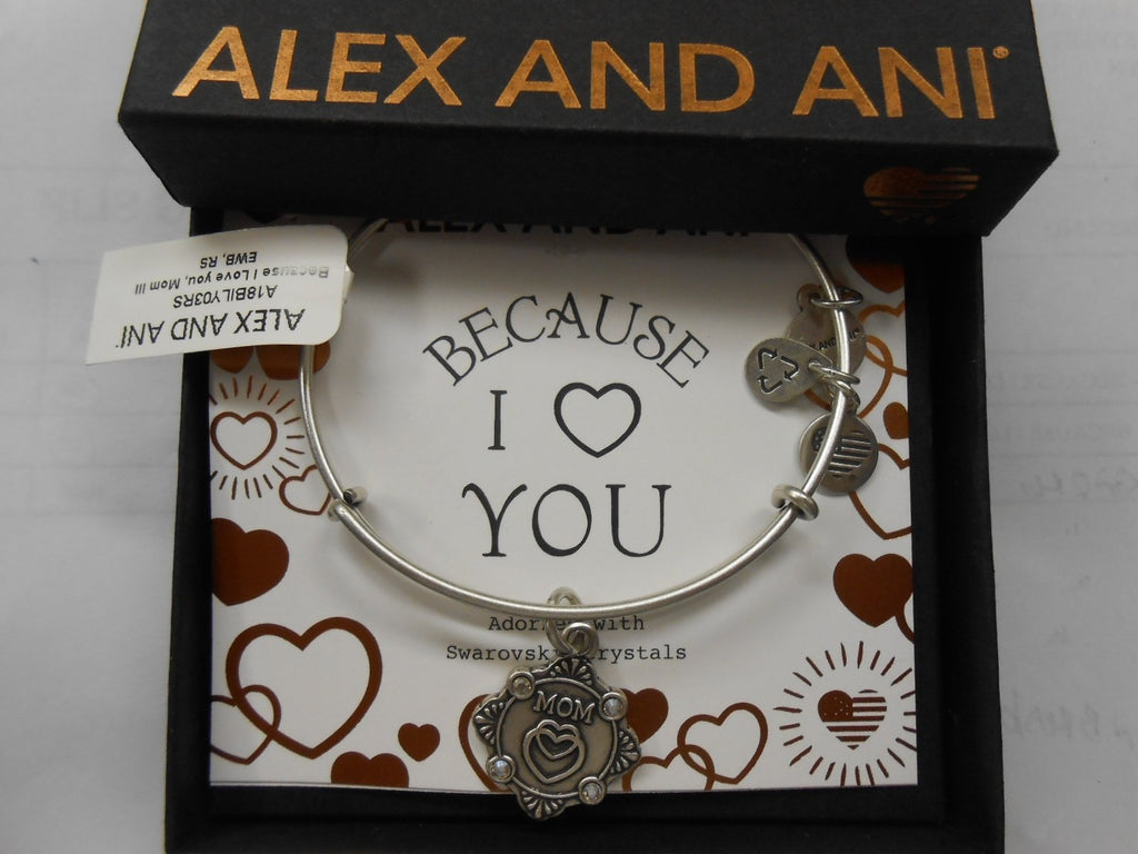 Alex and Ani Womens Because I Love You Mom III Bangle