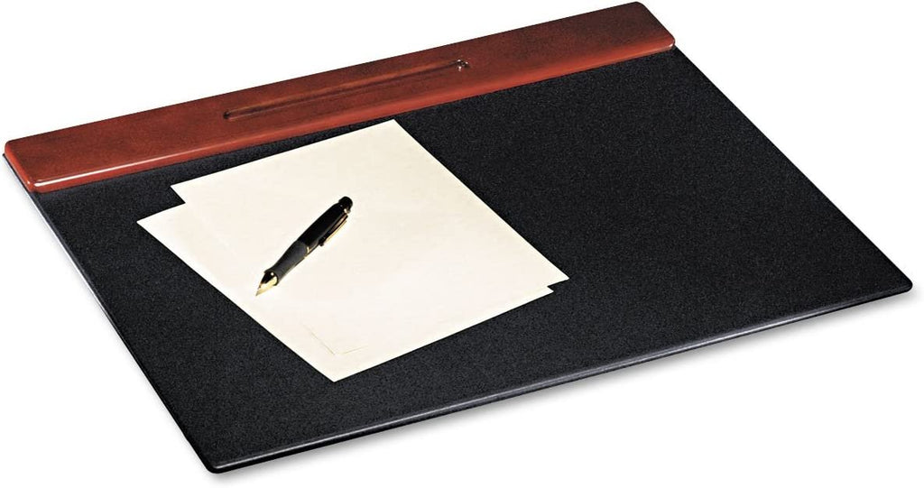 Rolodex 23390 Wood Tone Desk Pad Mahogany 24 X 19