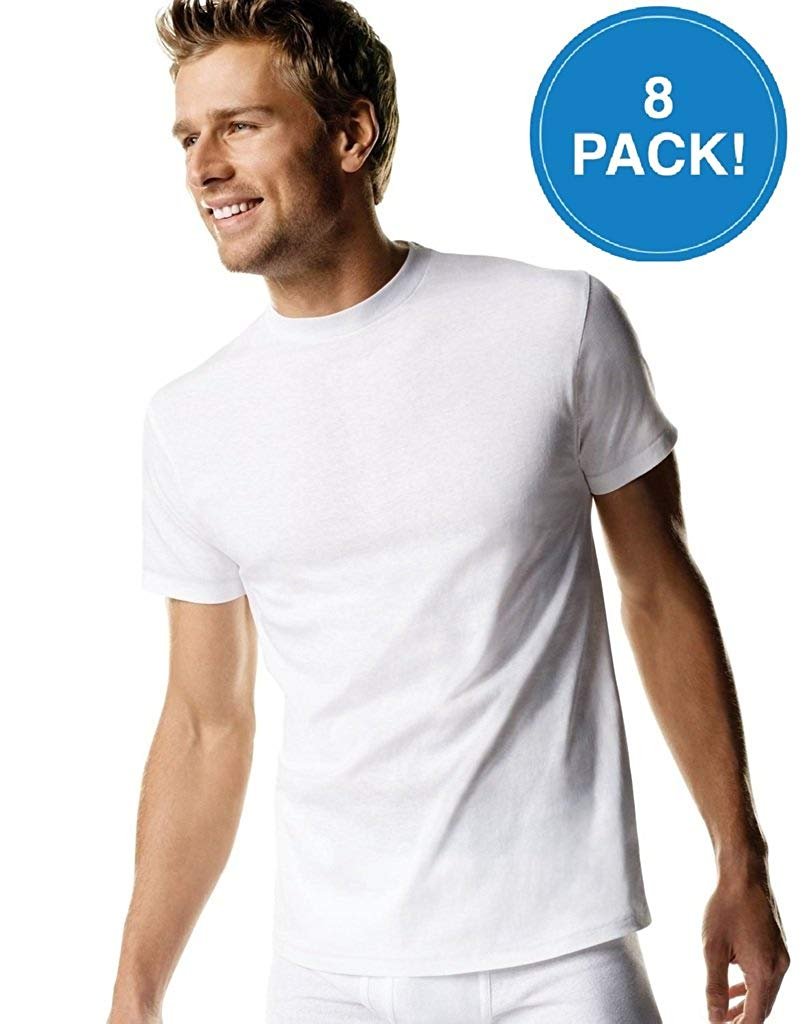 Fruit of the Loom Men's  Softer Crew T-shirt(Pack of 8)