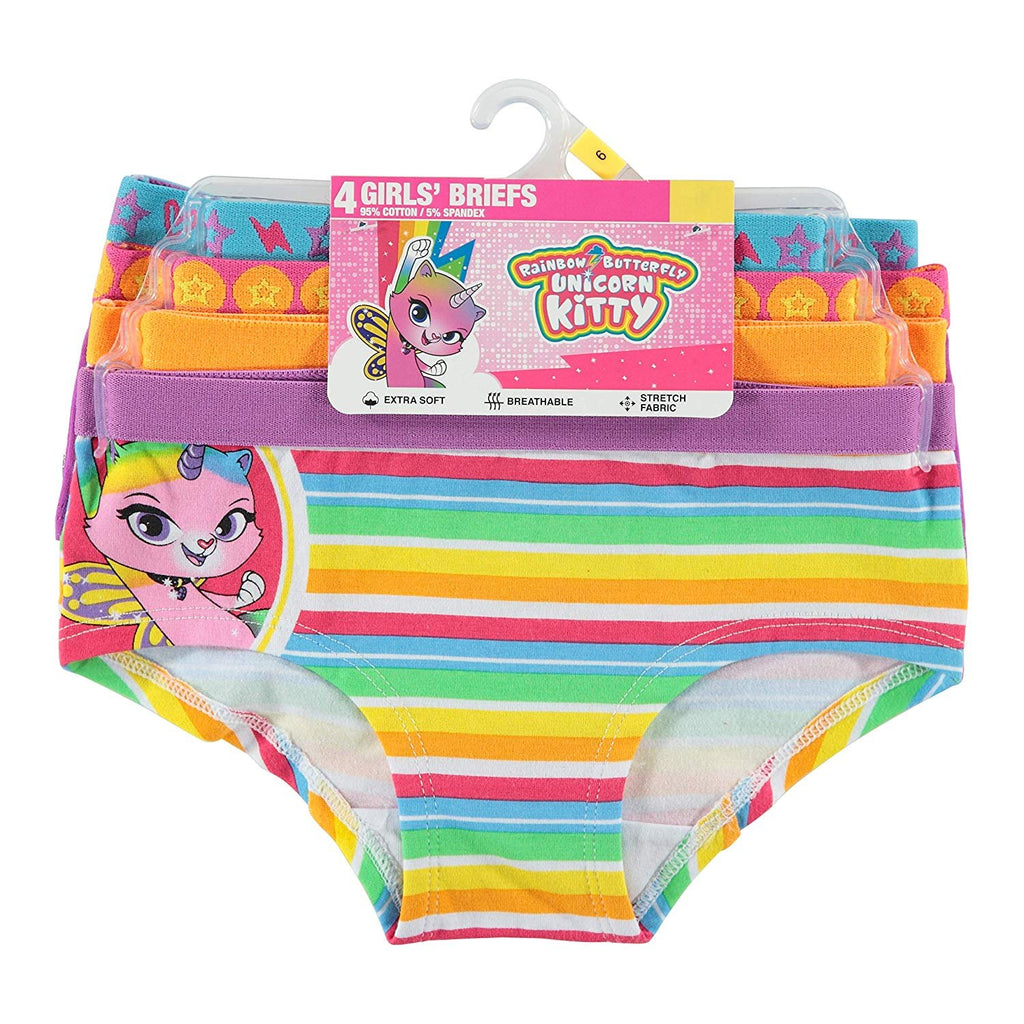 Rainbow Butterfly Unicorn Kitty Girls' Rbuk 4pk Reative