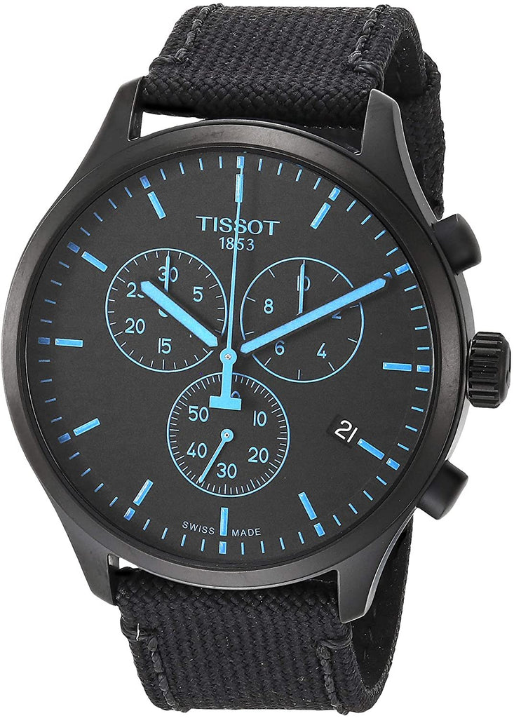 Tissot mens Chrono XL Stainless Steel Sport Watch Black T1166173705100