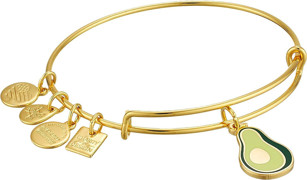 Alex and Ani Womens Charity By Design Avocado Bangle