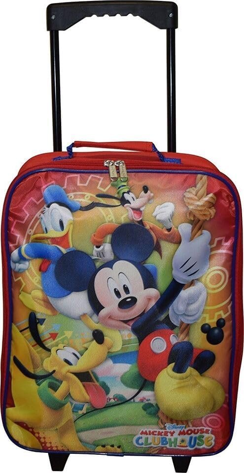 Disney Mickey Mouse 15" Collapsible Wheeled Pilot Case - Rolling Luggage Carry-On