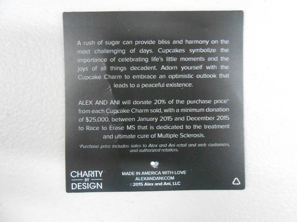 Alex and Ani Charity by Design Cupcake Bangle Bracelet