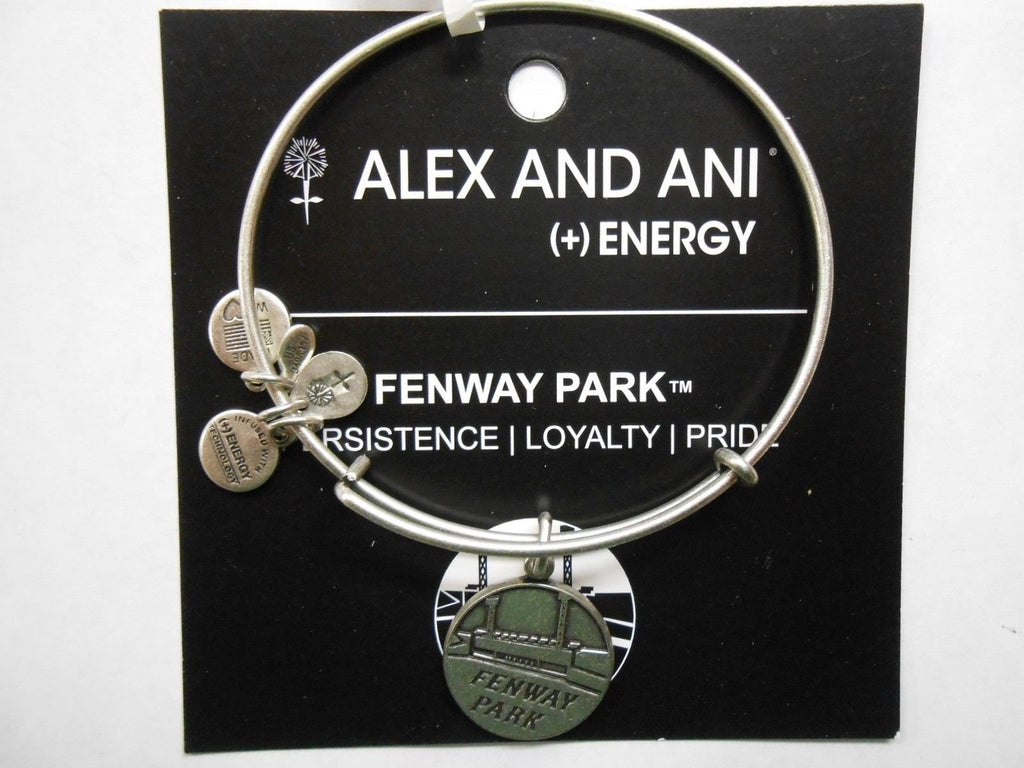 Alex and Ani Fenway Park Bracelet Rafaelian Silver Finish NWTBC
