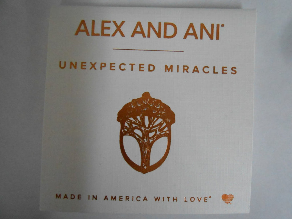 Alex and Ani UNEXPECTED MIRACLES SPOON RING  Silver NWTBC