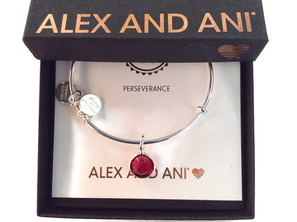 Alex and Ani January Color Code Shiny Silver NWTBC