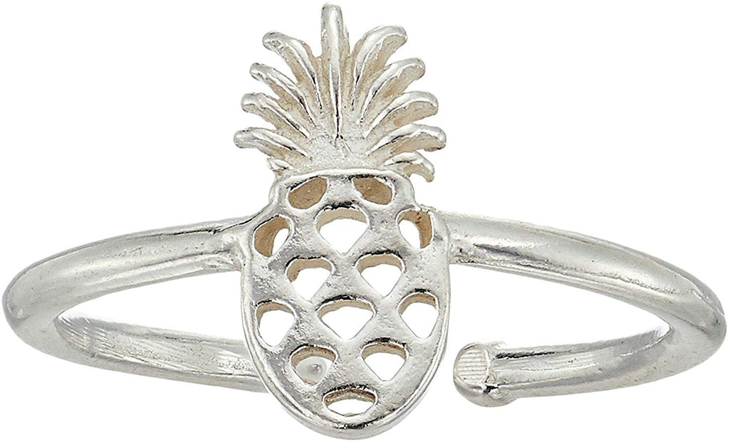 Alex and Ani Women's Pineapple Adjustable Ring