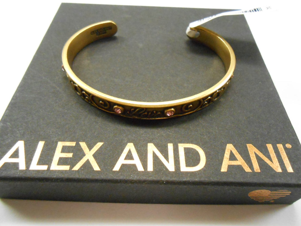 Alex and Ani Womens Because I Love You - Love Cuff