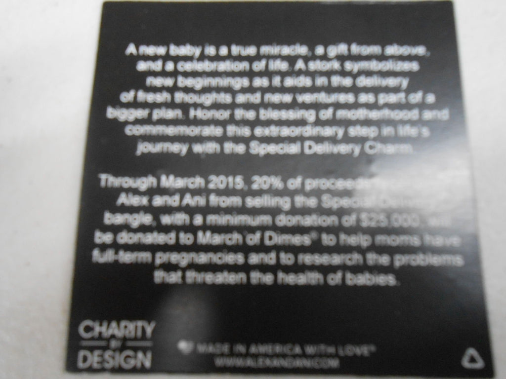 Alex and Ani Charity by Design Special Delivery Bangle Bracelet