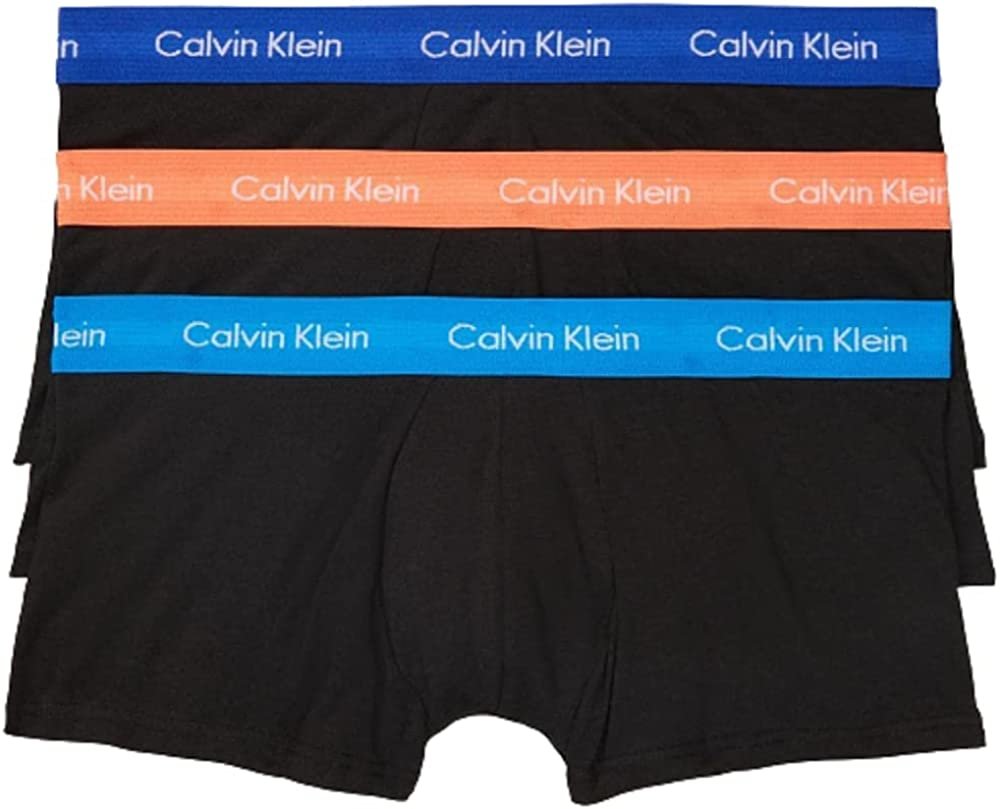 Calvin Klein Men's Underwear Cotton Stretch 3-Pack Trunk