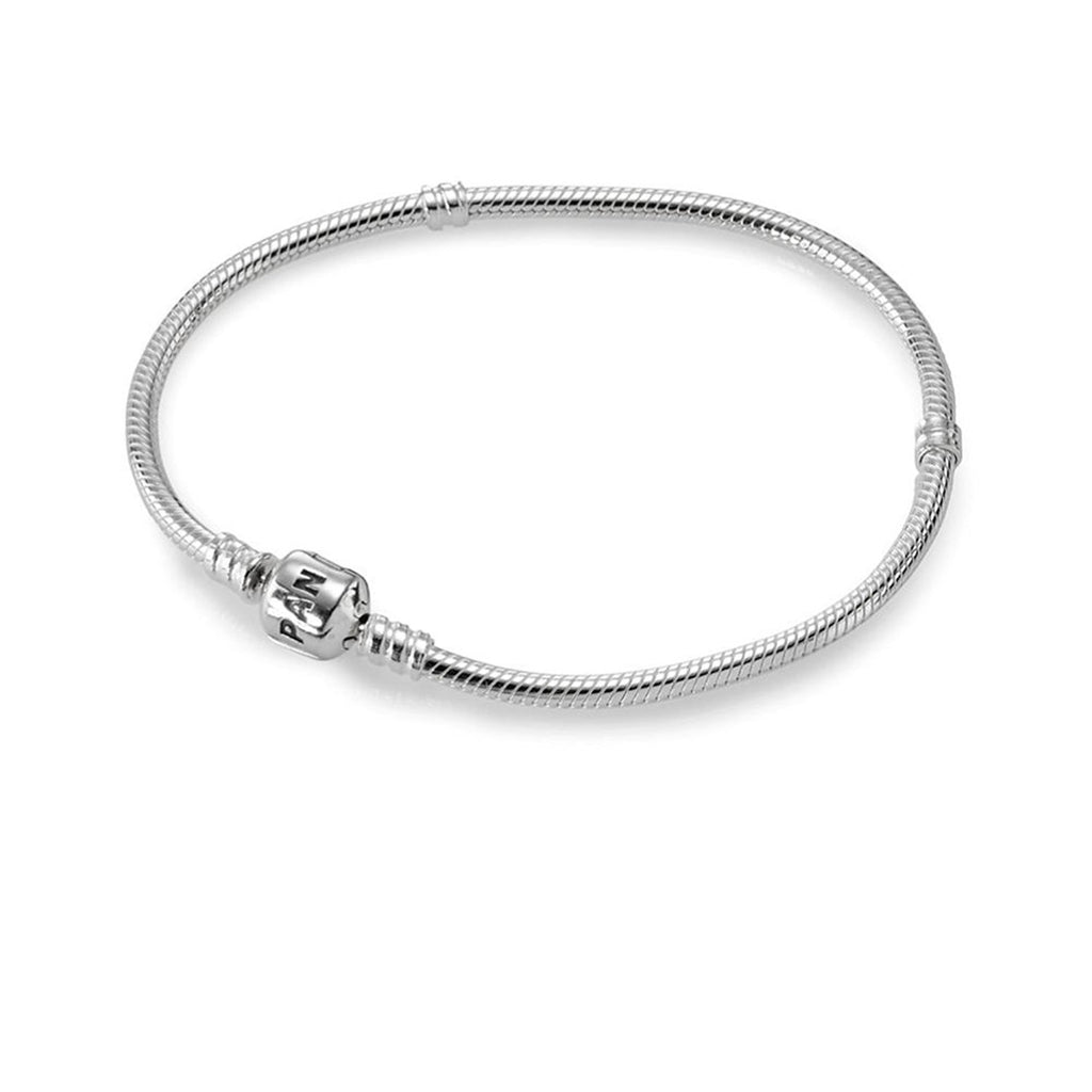 PANDORA Silver Bracelet Snap clasp 590702-19HV , 7.5 inch