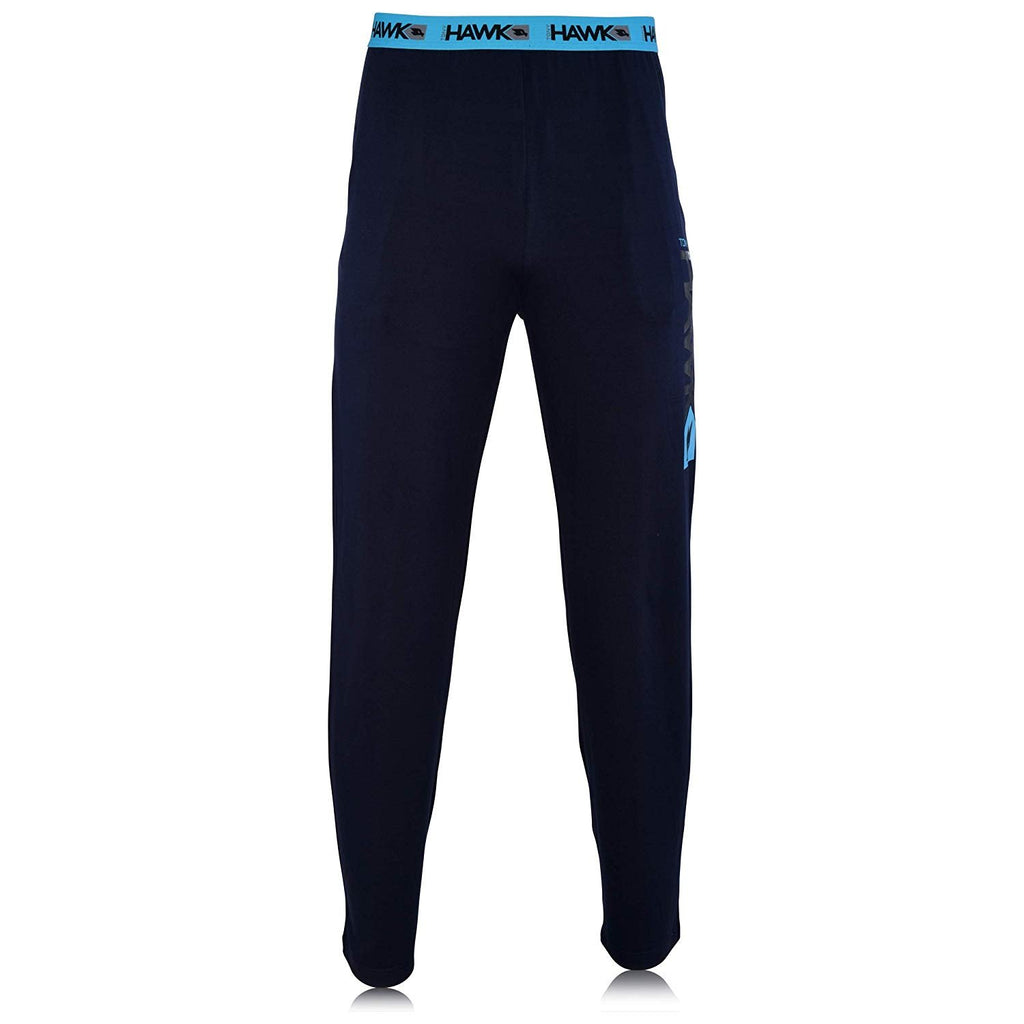 Tony Hawk Mens Lounge Pants - Pockets Super Soft Jersey Spandex/Polyester Blend Pajamas Birdman Navy