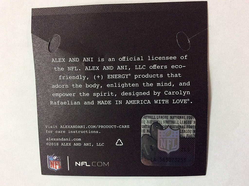 Alex and Ani New England Patriots II Super Bowl 53 Color Infusion Bangle Bracelet Rafaelian Silver NWTBC