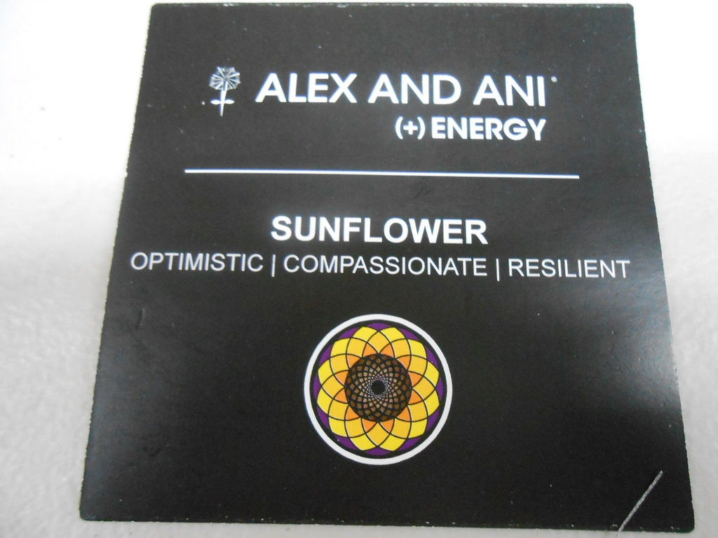 Alex and Ani Charity by Design Sunflower Bangle Bracelet