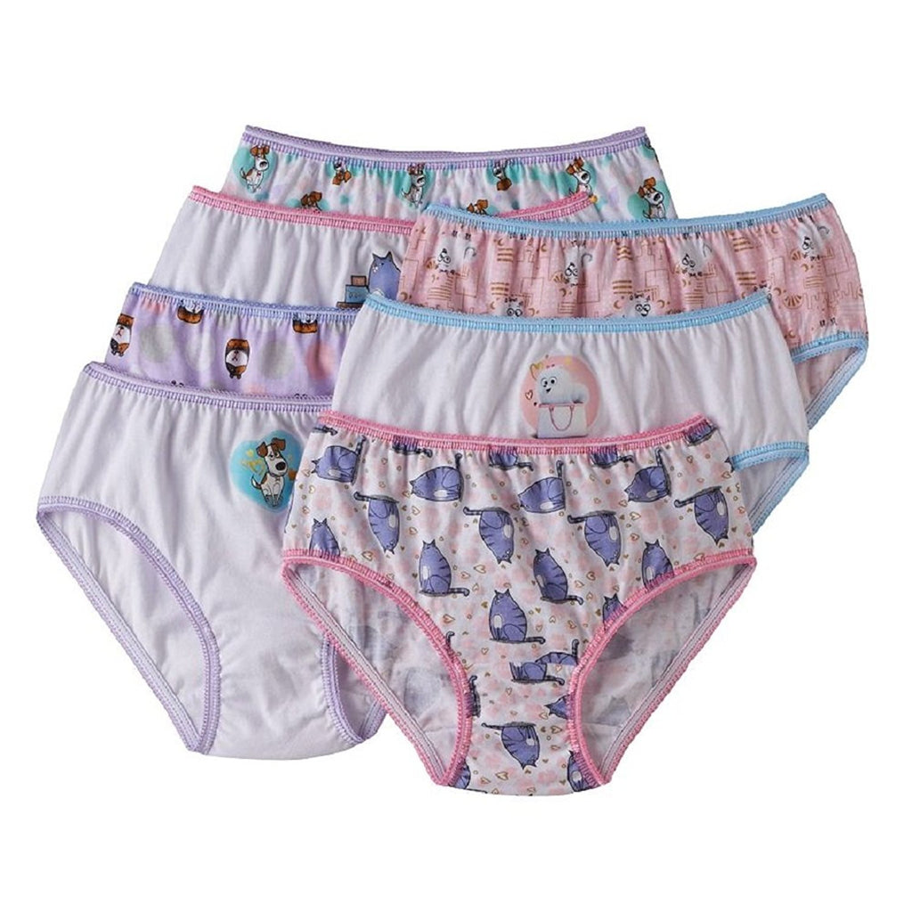 Universal Secret Life of Pets 7 Pack Toddler Girls Underwear