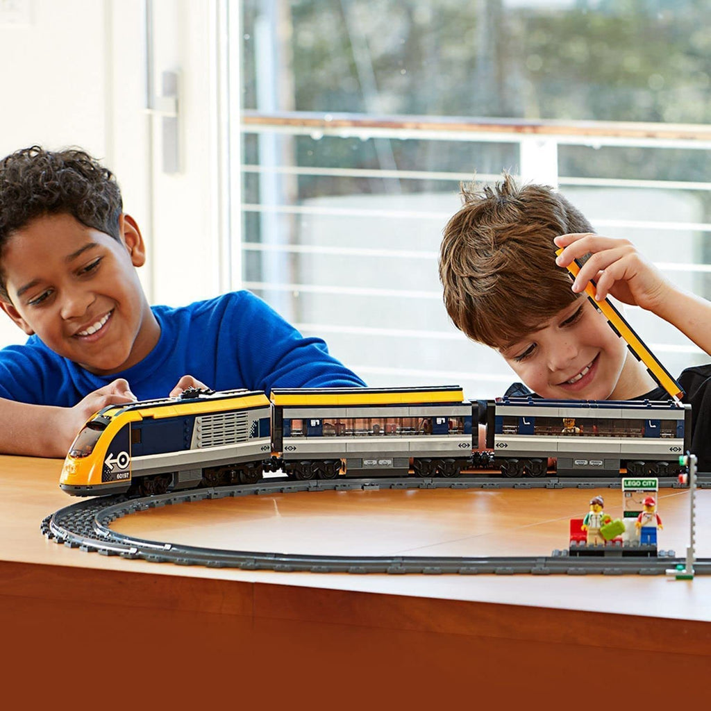 LEGO City Passenger Rc Train Toy, Construction Track Set for Kids