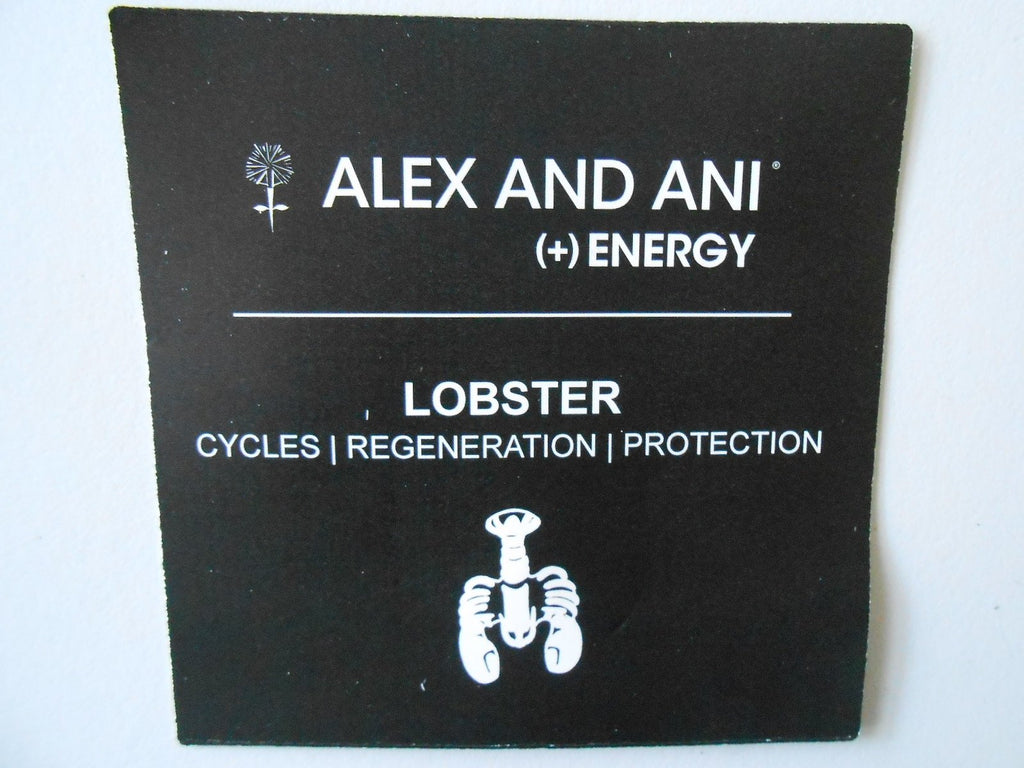 Alex and Ani Womens Lobster Charm Bangle