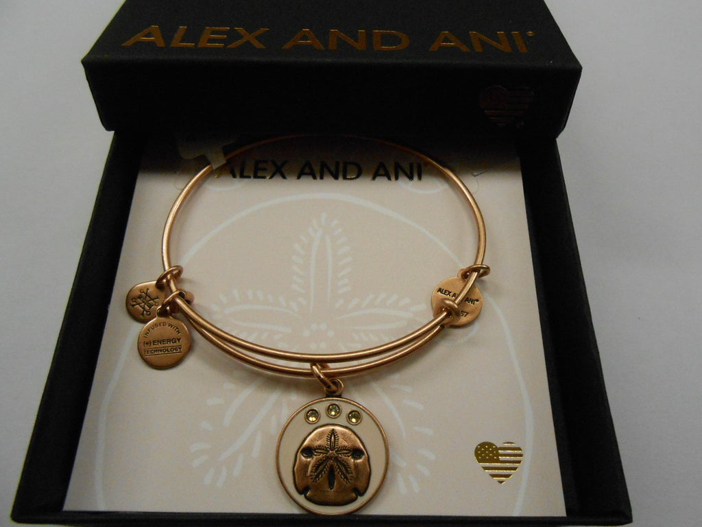 Alex and Ani Womens Color Infusion Sand Dollar IV Bangle