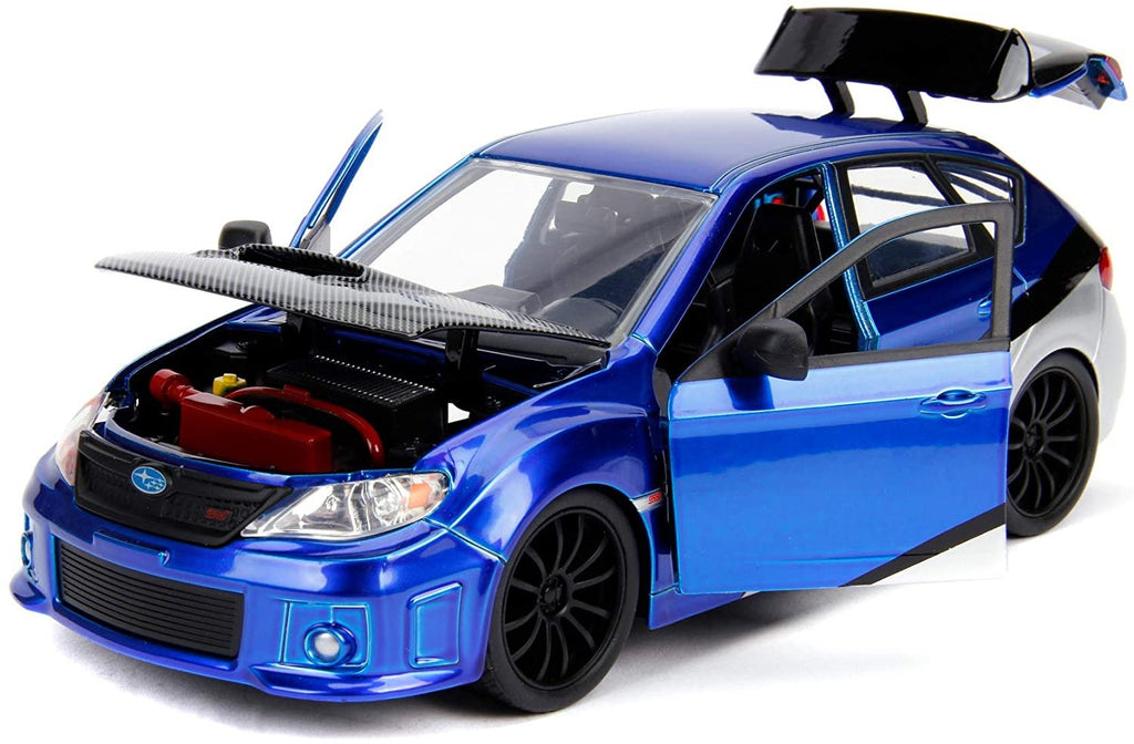 Jada Toys 1:24 Fast & Furious - Brian's Subaru Impreza WRX STI, Blue (99514)