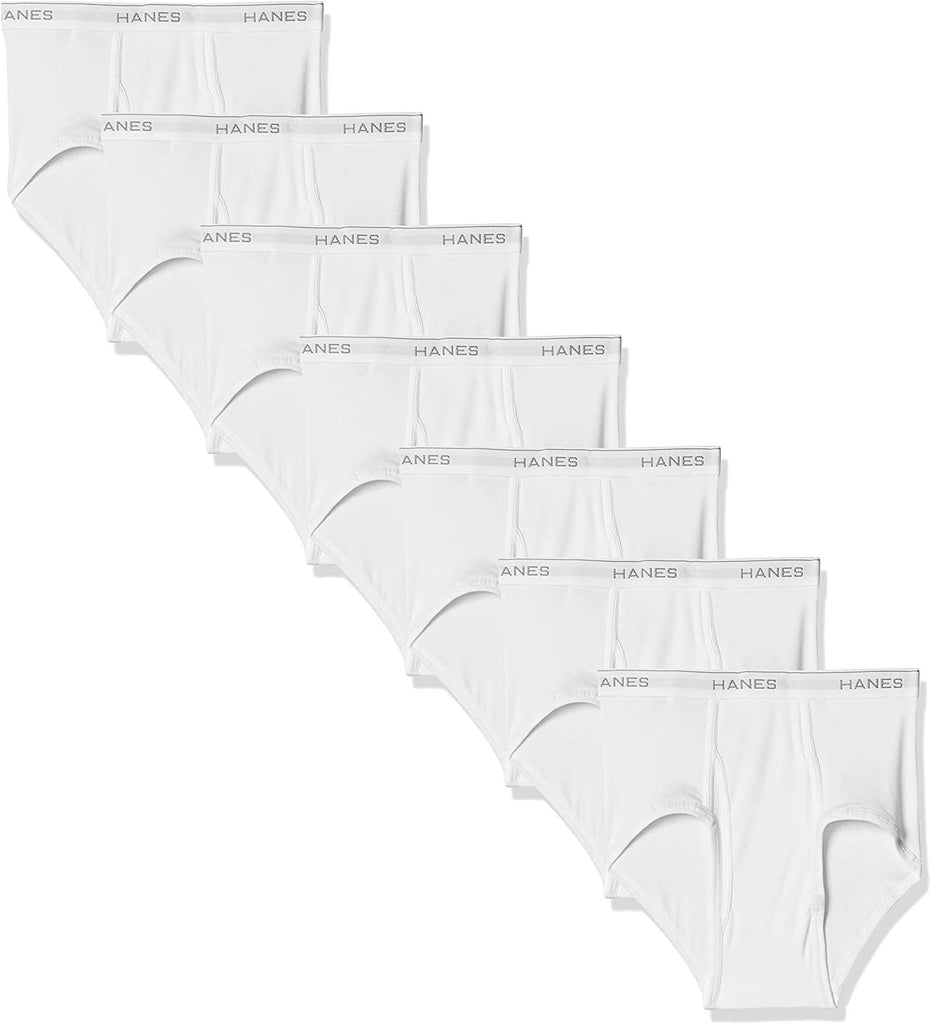 Hanes Men's White Briefs 6 Pack, 3XL