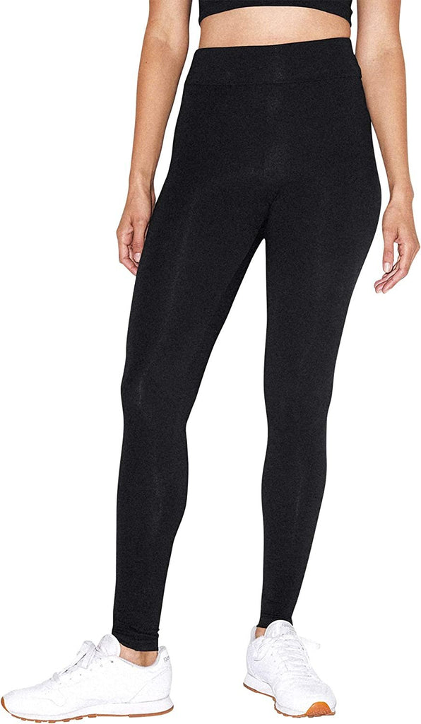 American Apparel Women's Cotton Spandex Jersey High-Waist Leggings