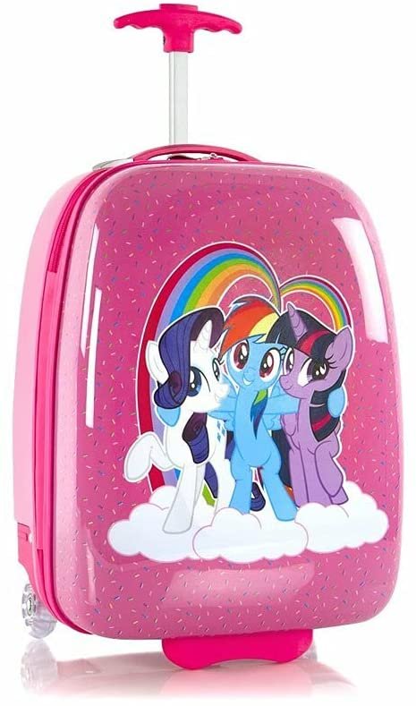 Heys My Little Pony Rainbow dash Twilight sparkle Rarity Rectangle shaped Hardside Carry-on Suitcase 18 Inch Wheeled Luggage for Kids