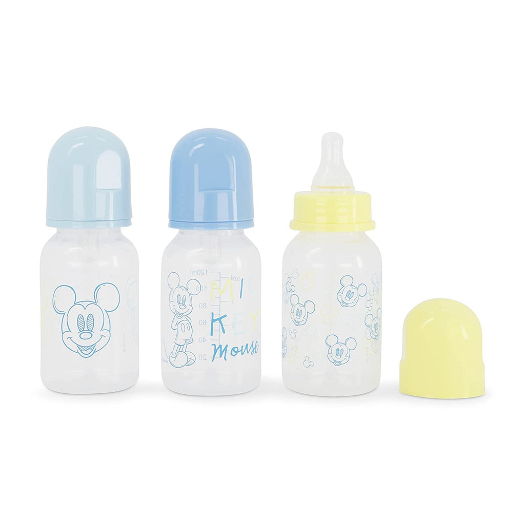 Baby Bottles 5 oz for Boys and Girls| 3 Pack of Disney"Bubble Mint" Infant Bottles for Newborns and All Babies | BPA-Free Plastic Baby Bottle for Baby Shower